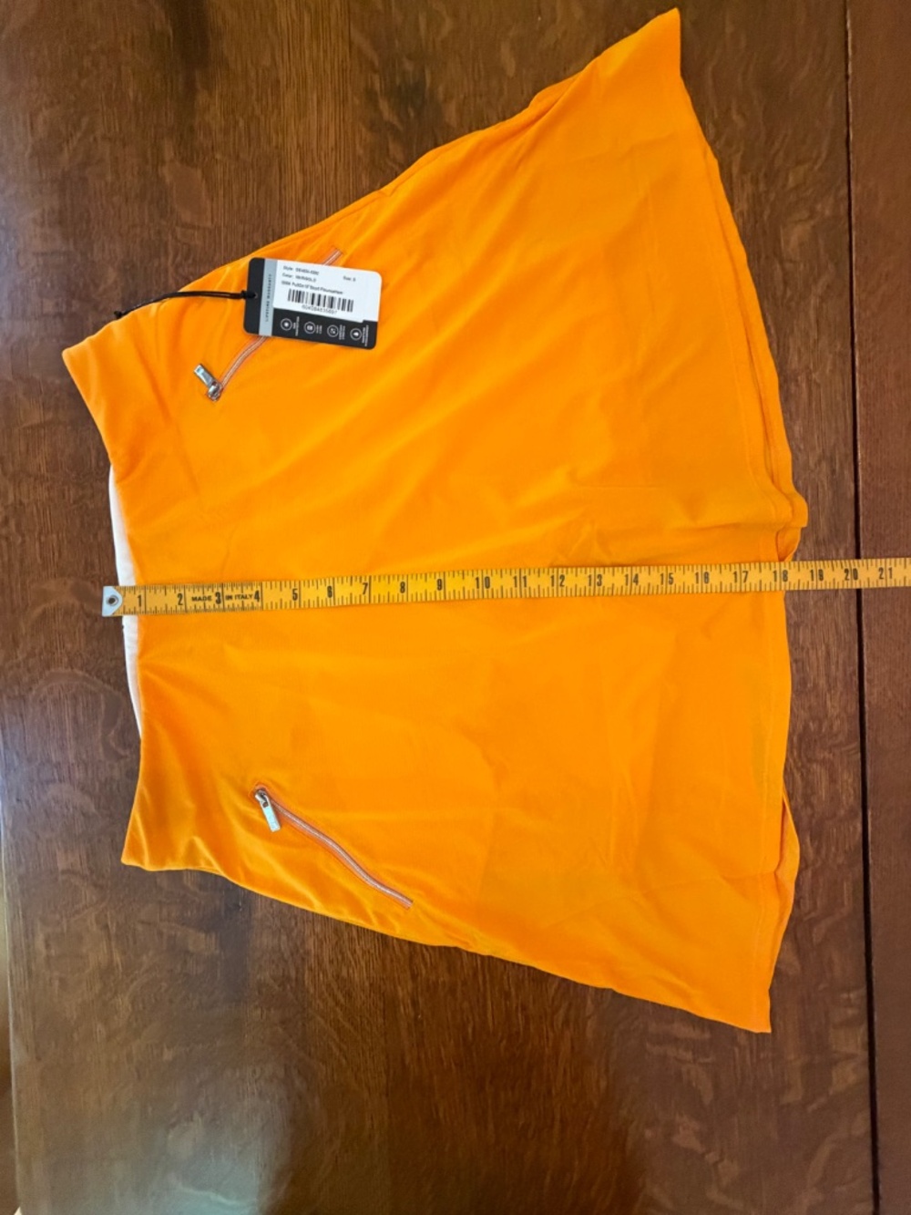 NWT Tail Golf Skort Marigold Orange Pull-On Performance Skort Size Small UPF 50+ - Picture 8 of 11